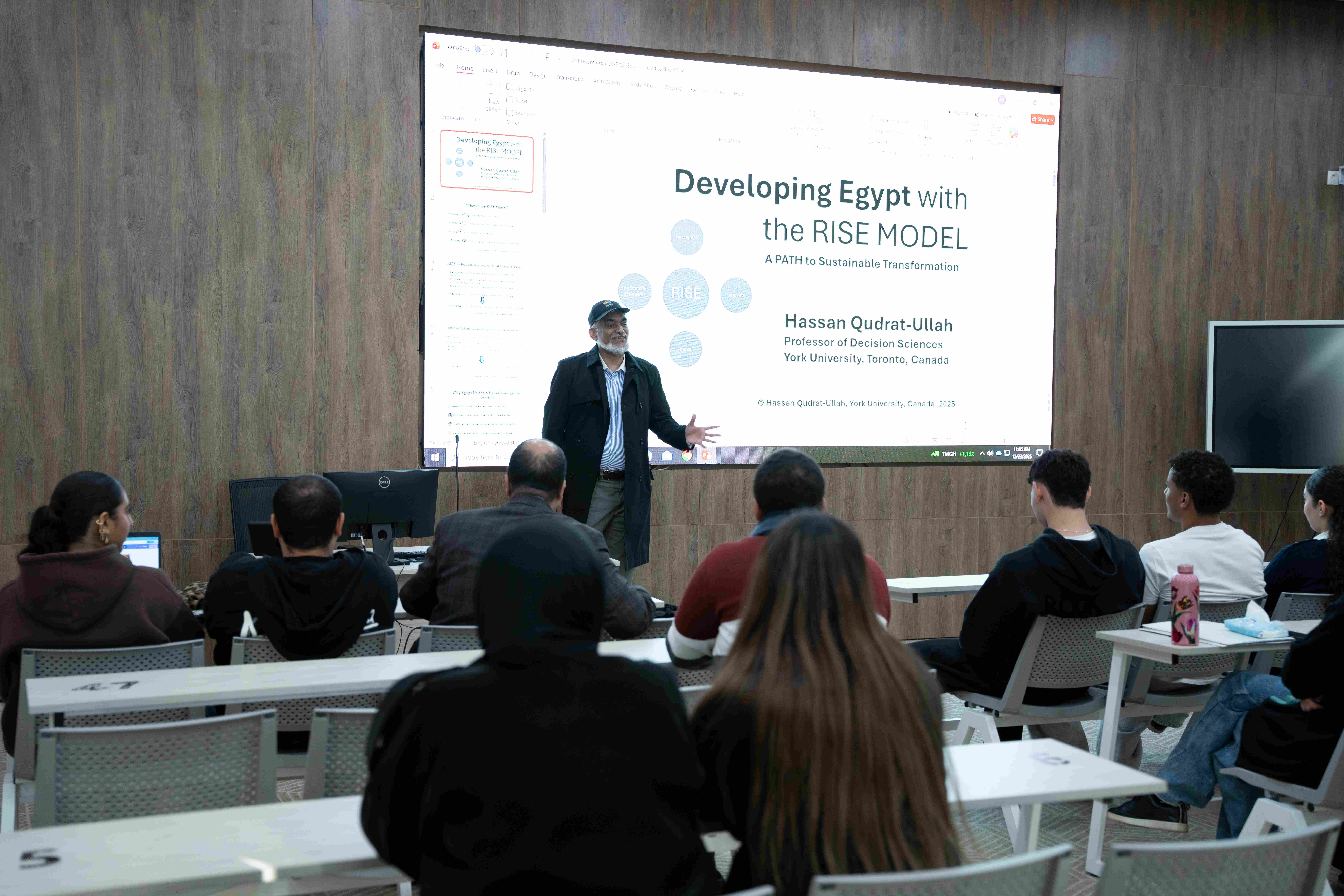  Prof. Hassan Qudrat-Ullah at EUI 